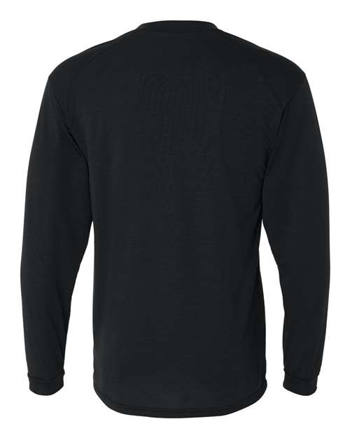 Men's B-Tech Cotton-Feel Long Sleeve T-Shirt - Black Back