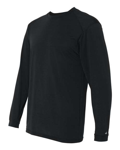 Badger Men's B-Tech Cotton-Feel Long Sleeve T-Shirt - Side