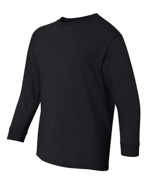 Gildan Youth Heavy Cotton™ Long Sleeve T-Shirt - Side