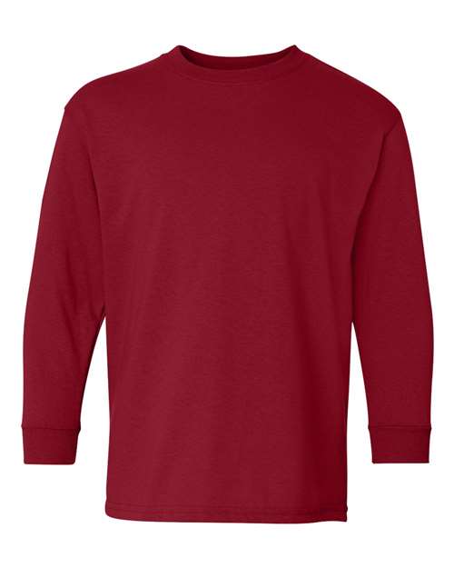 LAT Unisex Full-Zip Hoodie Sweatshirt - Red Front