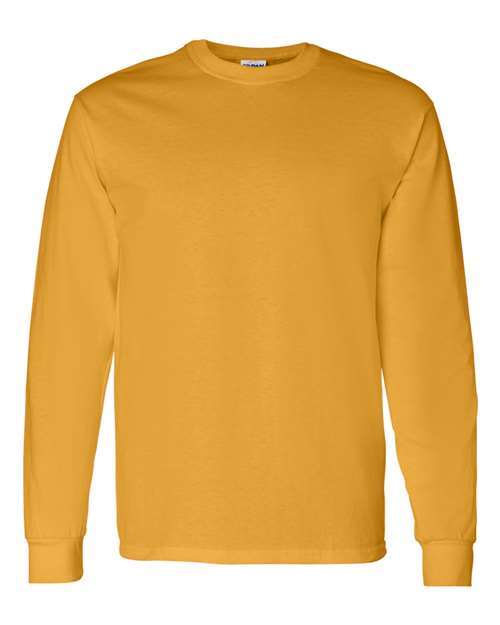 Gildan Unisex Heavy Cotton™ Long Sleeve T-Shirt - Gold Front