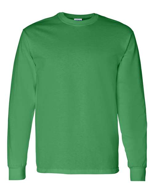 Gildan Unisex Heavy Cotton™ Long Sleeve T-Shirt - Irish Green Front