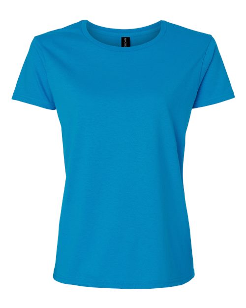 Gildan Women's Ultra Cotton® T-Shirt - Sapphire Front