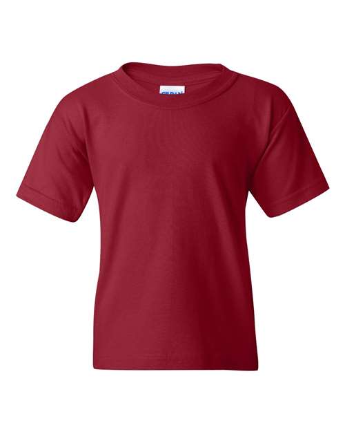 Gildan Youth Heavy Cotton™ T-Shirt - Garnet Front