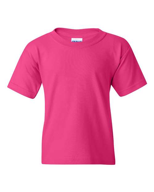 Gildan Youth Heavy Cotton™ T-Shirt - Heliconia Front
