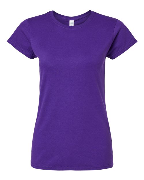 Gildan Women's Softstyle® T-Shirt - Purple Front