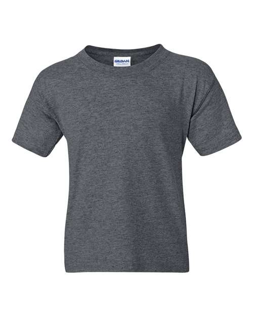 Gildan Youth DryBlend® T-Shirt - Dark Heather Front