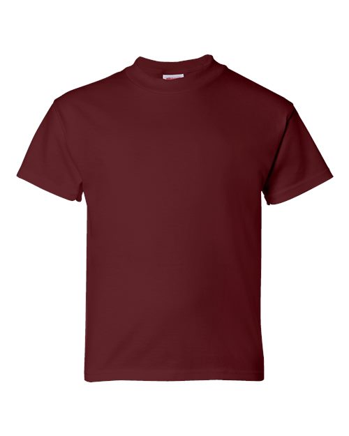 Youth Essential-T T-Shirt - Maroon Front