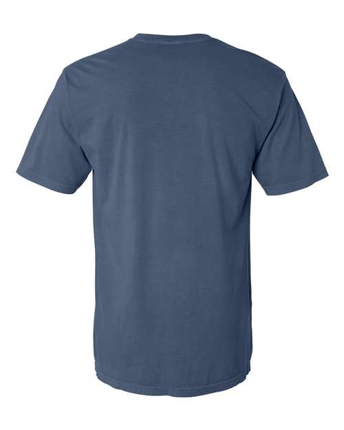 Unisex Garment-Dyed Lightweight T-Shirt - Blue Jean Back