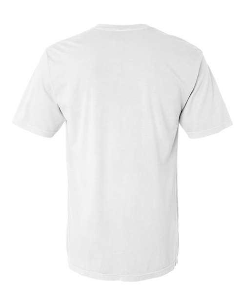 Unisex Garment-Dyed Lightweight T-Shirt - White Back
