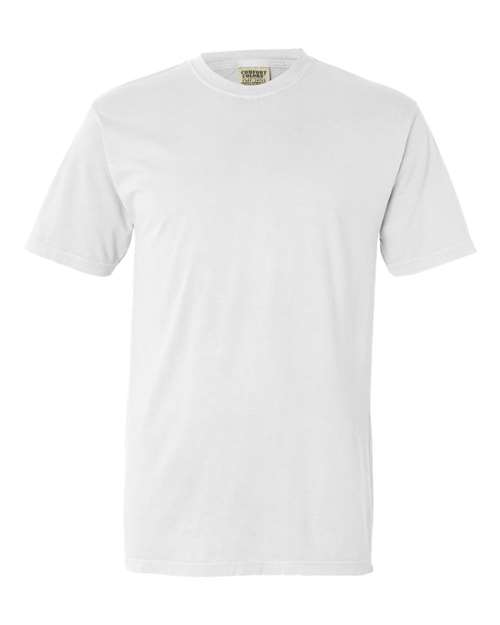 Unisex Garment-Dyed Lightweight T-Shirt - White Front
