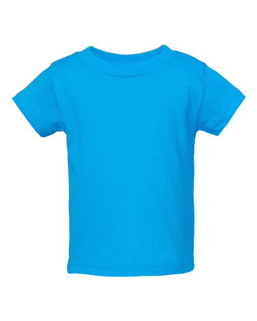 Infant Cotton Jersey Tee - Turquoise Front