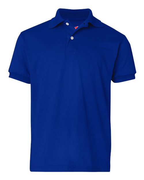 Youth EcoSmart® Jersey Polo - Deep Royal Front