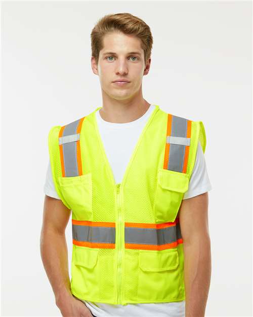 Kishigo Unisex Ultra-Cool™ Multi-Pocket Vest - Model Front