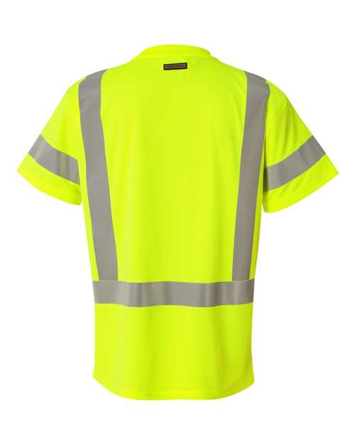 Unisex Class 3 T-Shirt - Lime Back