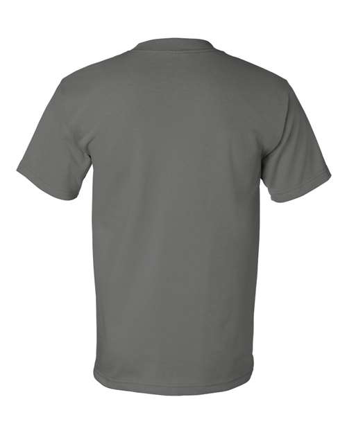Unisex USA-Made Heavyweight T-Shirt - Charcoal Back