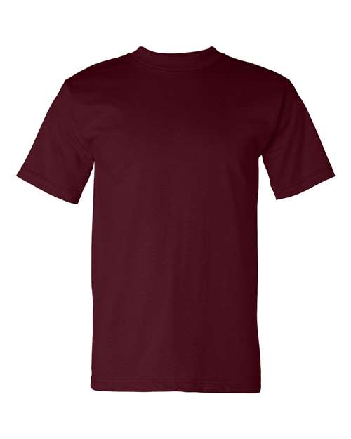 Unisex USA-Made Heavyweight T-Shirt - Burgundy Front