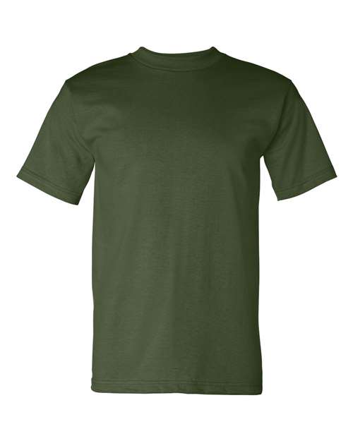 Unisex USA-Made Heavyweight T-Shirt - Army Front