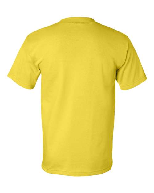 Unisex USA-Made Heavyweight T-Shirt - Pacific Yellow Back