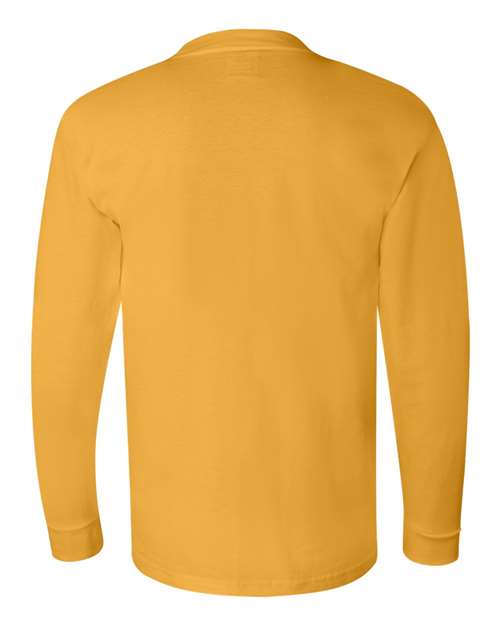 Unisex USA-Made Long Sleeve T-Shirt - Gold Back