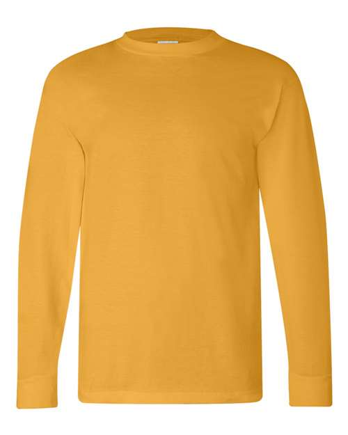 Unisex USA-Made Long Sleeve T-Shirt - Gold Front