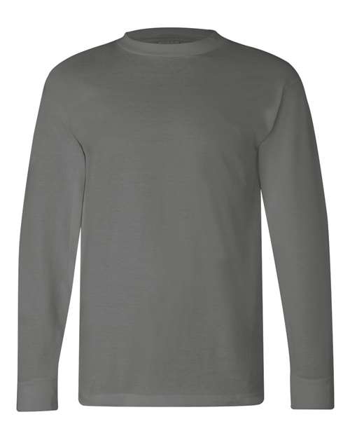 Unisex USA-Made Long Sleeve T-Shirt - Charcoal Front