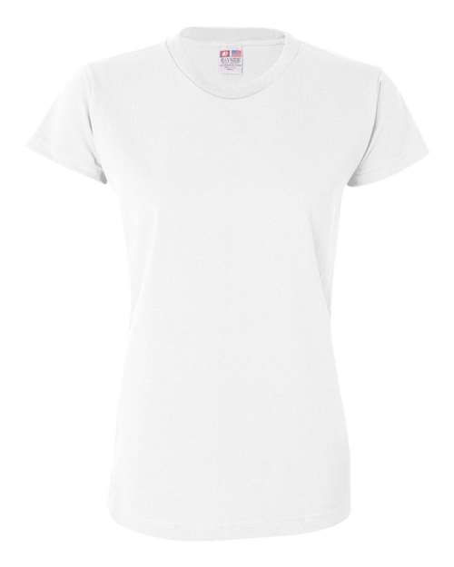 Women's USA-Made T-Shirt - White Front
