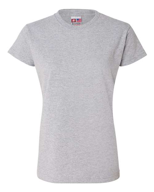 Women's USA-Made T-Shirt - Dark Ash Front