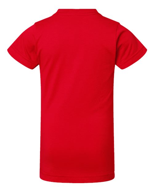 Girls' Fine Jersey Tee - Red Back