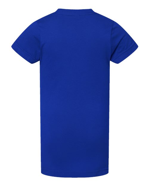 Girls' Fine Jersey Tee - Royal Back