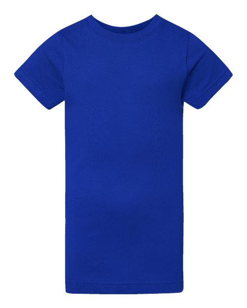 Girls' Fine Jersey Tee - Royal Front