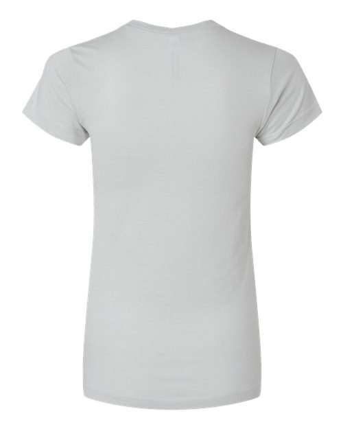 Women's Fitted Fine Jersey Tee - Silver Back
