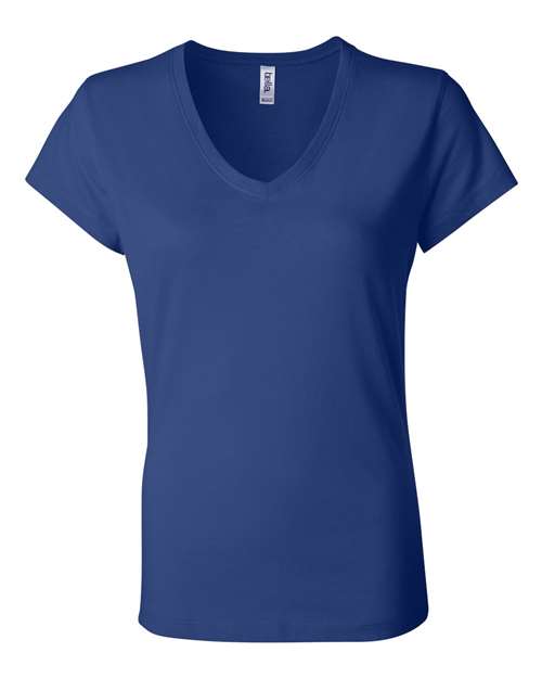 Women’s Jersey V-Neck Tee - True Royal Front