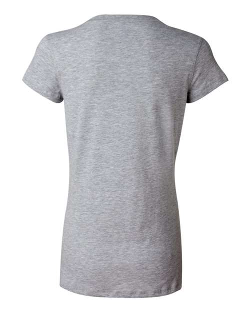 Women’s Jersey V-Neck Tee - Athletic Heather Back