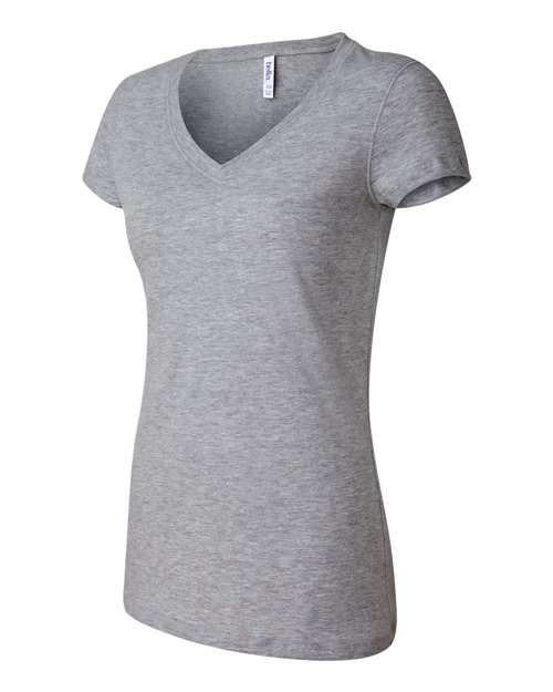 BELLA + CANVAS Women’s Jersey V-Neck Tee - Side