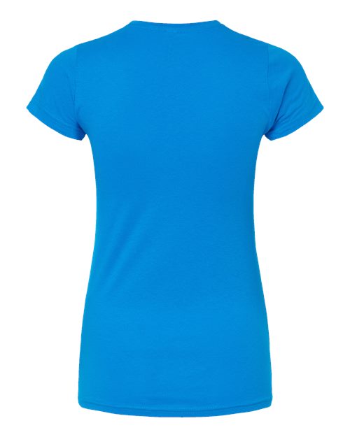 Women's Fitted Fine Jersey Tee - Cobalt Back