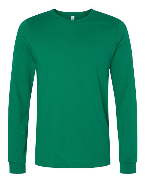 Unisex Jersey Long Sleeve Tee - Kelly Front