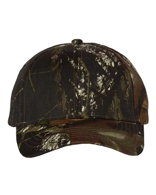 Licensed Camo Hook-and-Loop Cap - Mossy Oak BreakUp Front