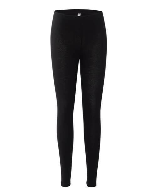 BELLA + CANVAS Women’s Leggings - Black Front