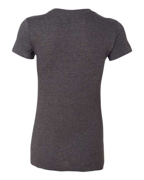 Women's Slim Fit Tee - Dark Grey Heather Back