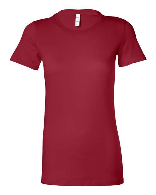 Women's Slim Fit Tee - Cardinal Front