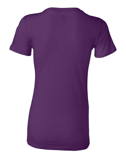 Women's Slim Fit Tee - Team Purple Back