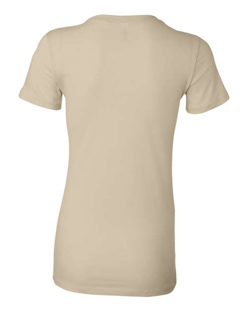 Women's Slim Fit Tee - Soft Cream Back