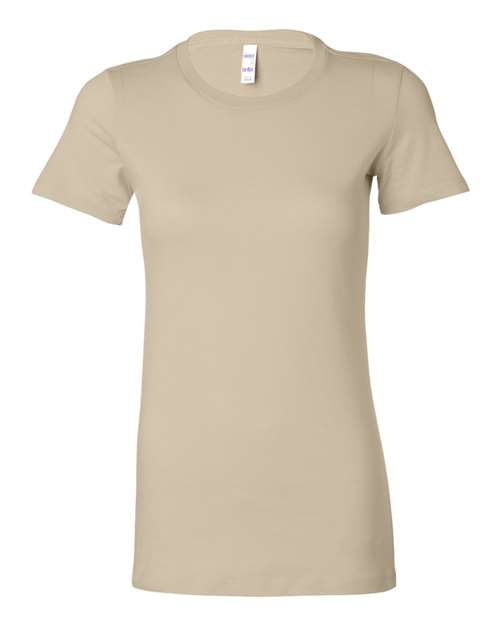 Women's Slim Fit Tee - Soft Cream Front