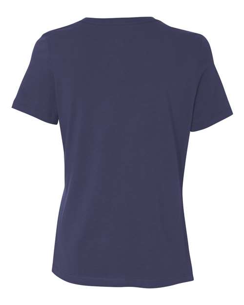 Women’s Relaxed Jersey Tee - Navy Back