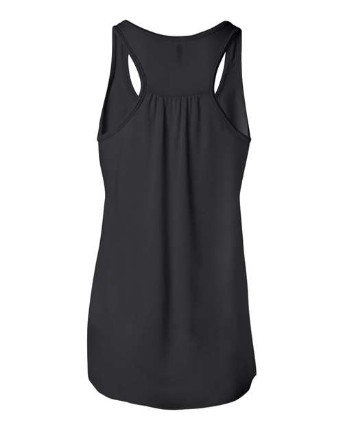 Women's Flowy Racerback Tank - Black Back