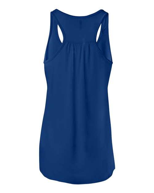 Women's Flowy Racerback Tank - True Royal Back