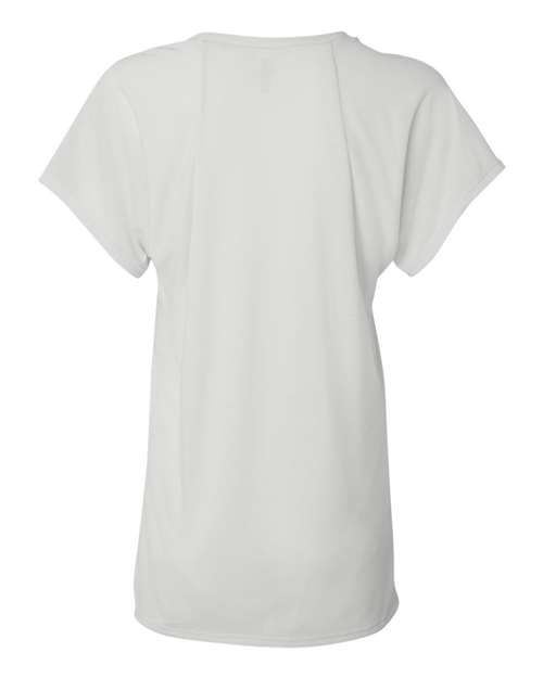 Women’s Flowy Raglan Tee - White Back