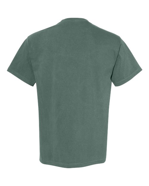 Unisex Garment-Dyed Heavyweight T-Shirt - Blue Spruce Back