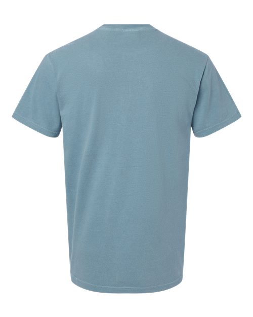 Unisex Garment-Dyed Heavyweight T-Shirt - Ice Blue Back